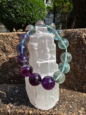 Fluorite Bracelet – Focus & Flow in 15mm
